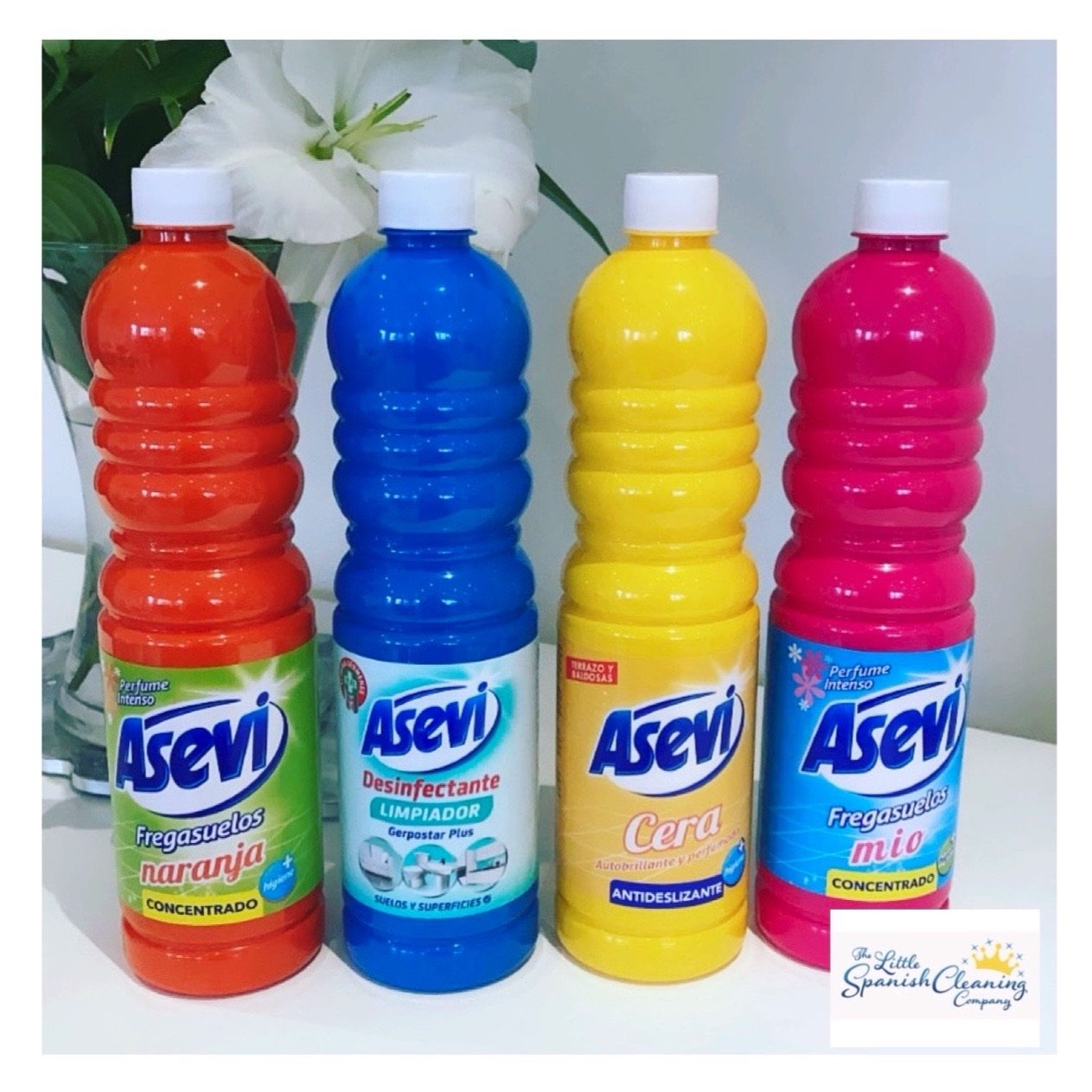 Asevi PET Spanish Floor Cleaner (2 x 1L) Mascotas Concentrated Cleaning  Products